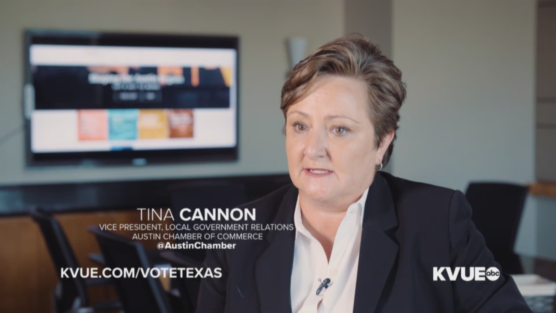 A promo with Tina Cannon from the Greater Austin Chamber of Commerce