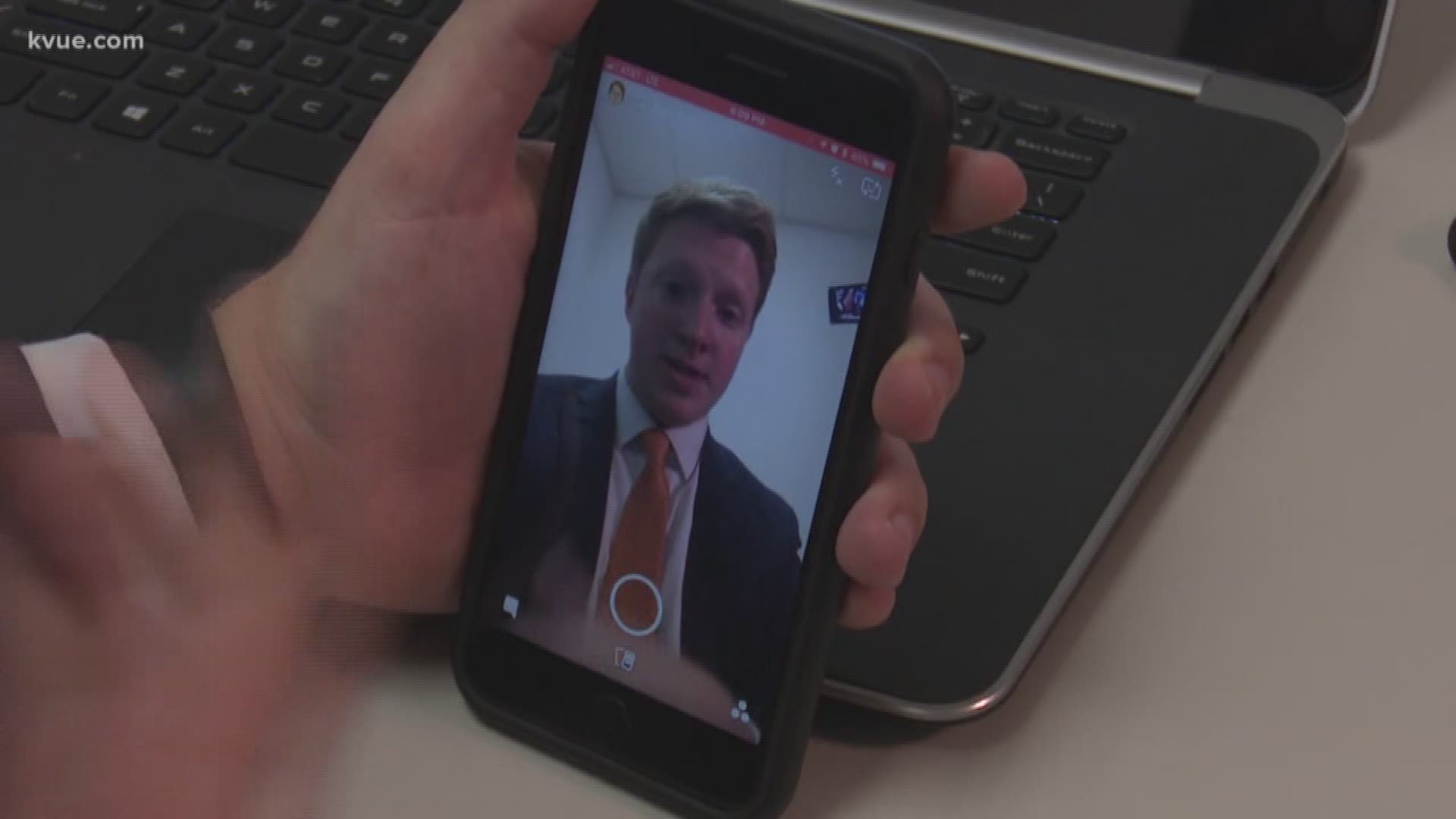 School officials say somebody is using Snapchat to send "graphic" images of female students.