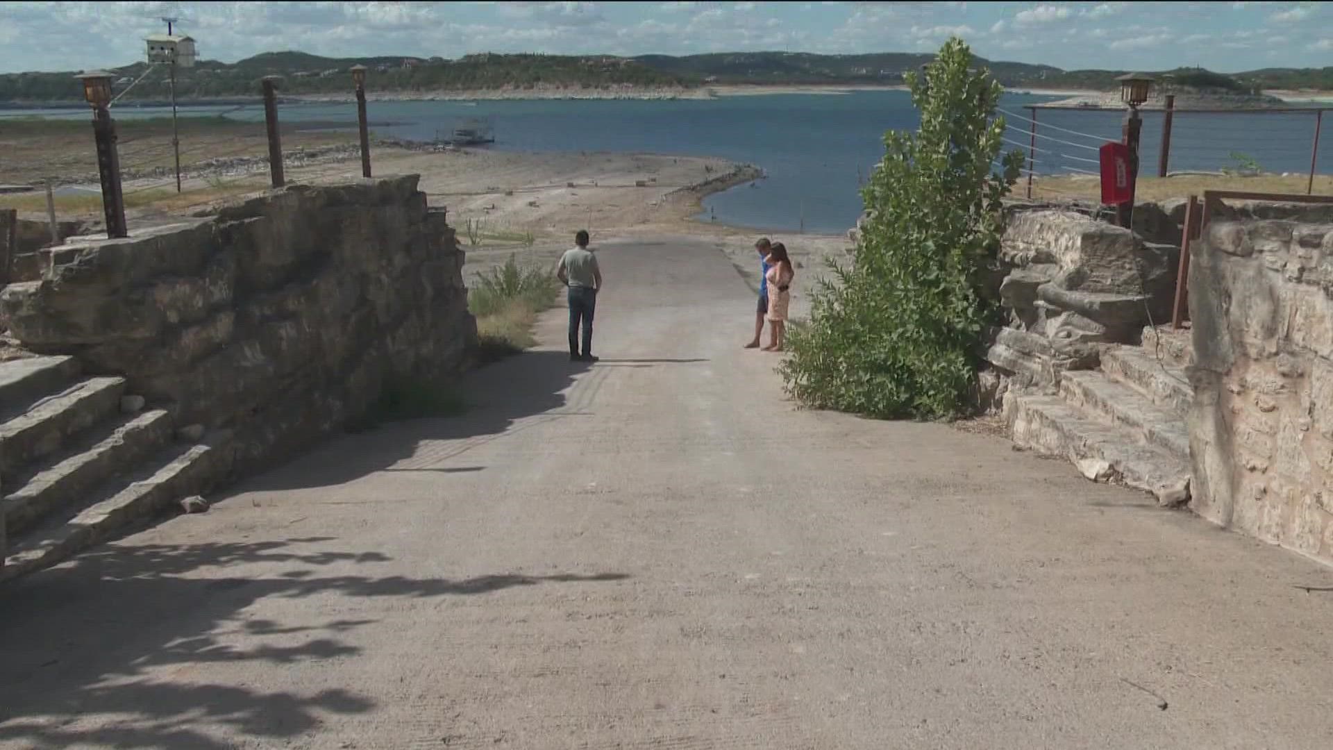 The lake level at Lake Travis is dropping fast. Boaters and marina owners say they're worried.