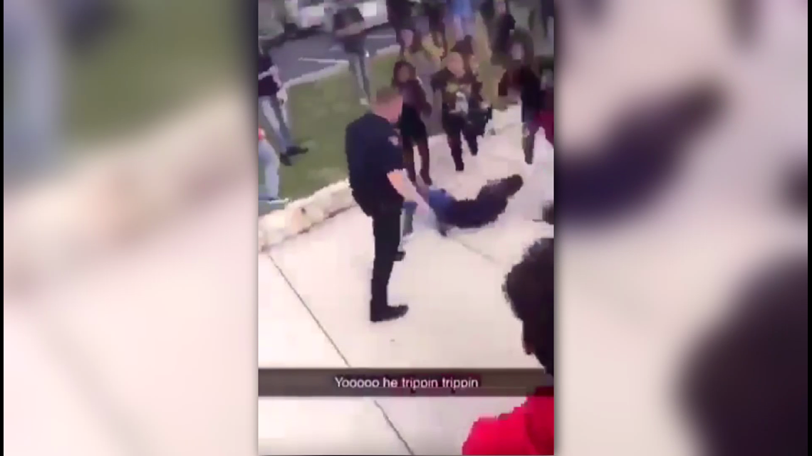 Video Shows Round Rock Police Officer Slamming Student After She 