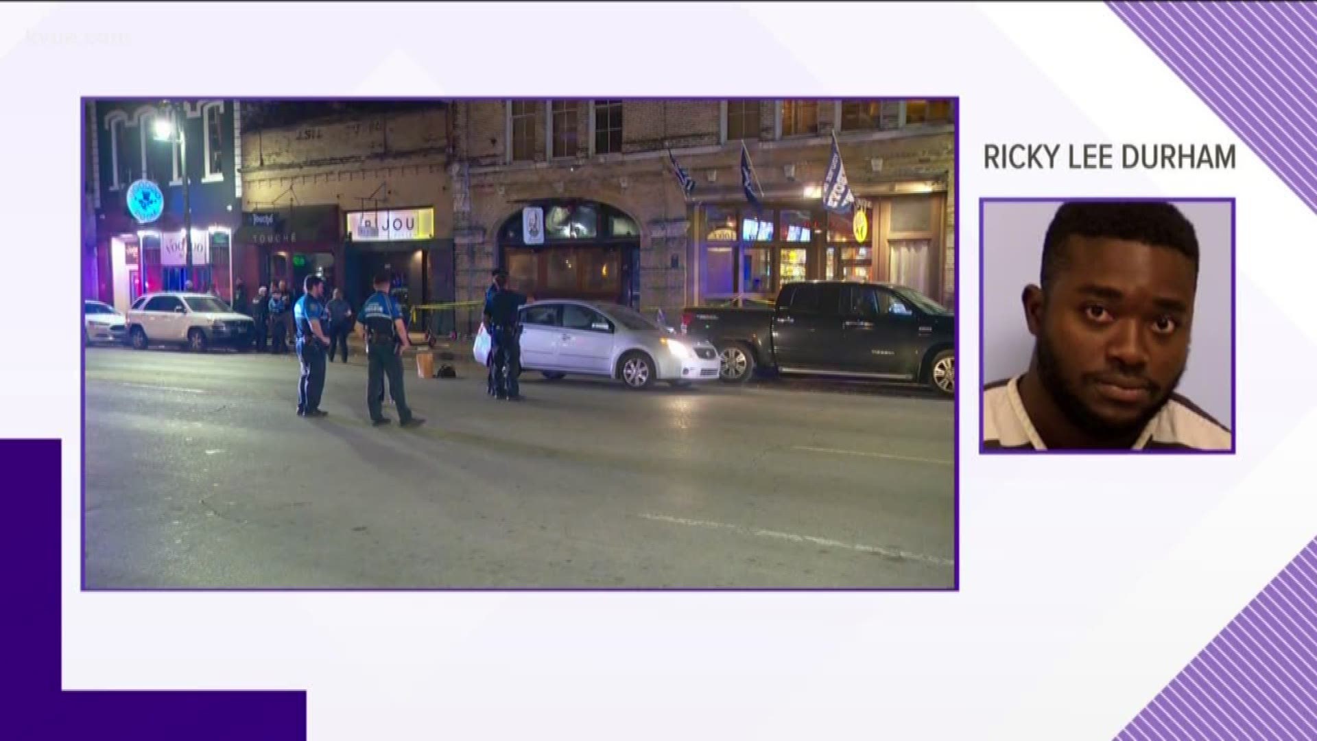 Police said Ricky Lee Durham was kicked out of the bar but came back with a rifle.