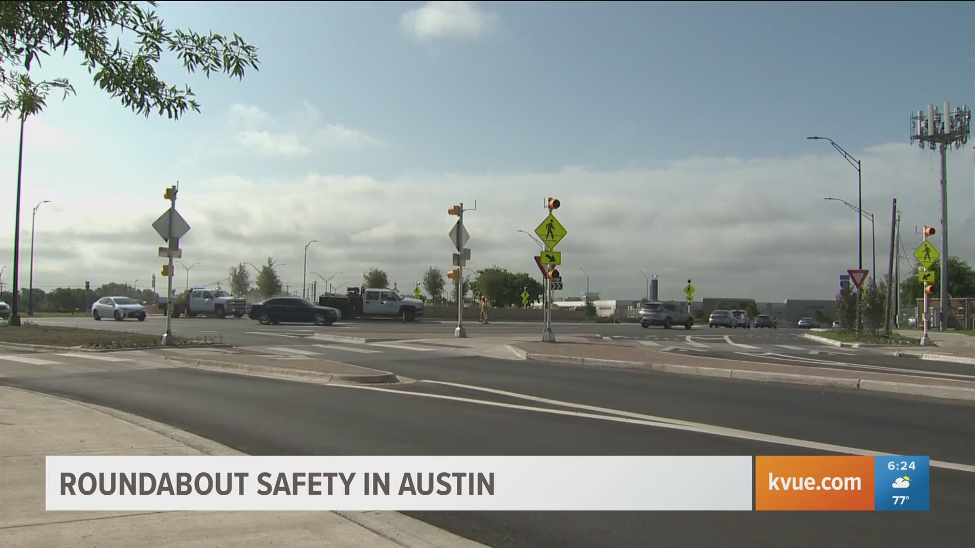 Second lane of North Austin roundabout now open