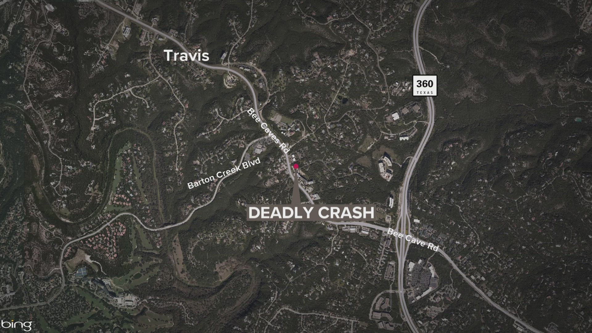 Austin-Travis County EMS said two people died in a car crash overnight.