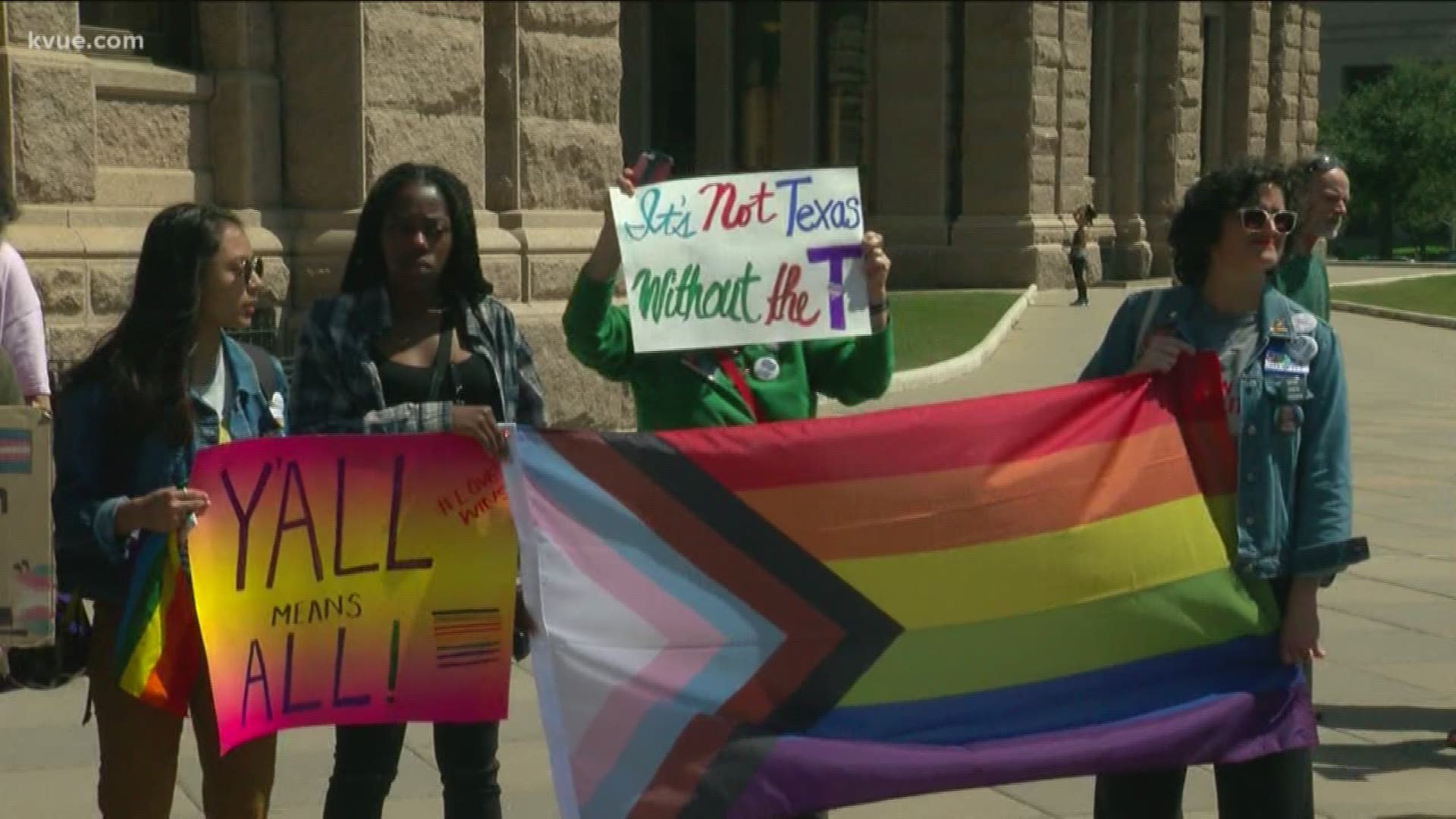 LGBT advocates rallied at the Capitol on Monday. They say there are about a dozen bills that would allow some form of discrimination at businesses and with counselors and medical professionals.