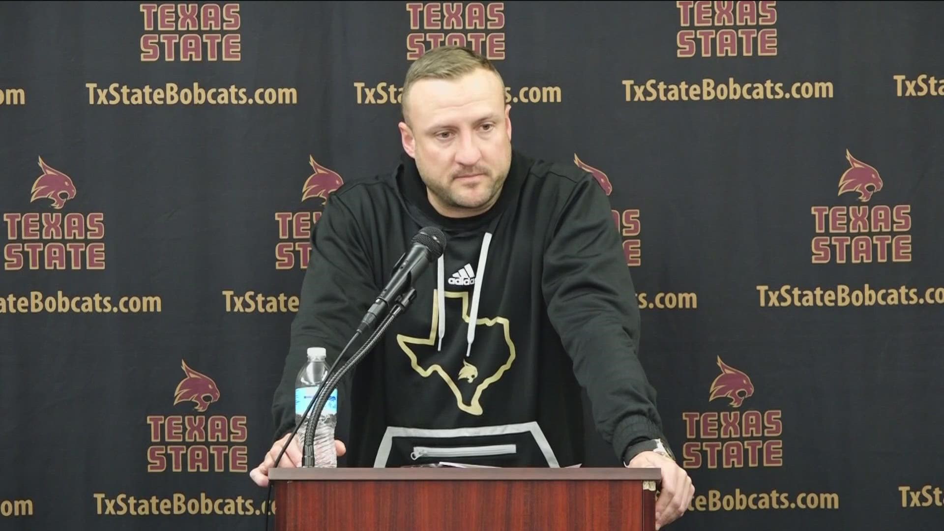 Texas State fires head football coach Jake Spavital after 4 years 