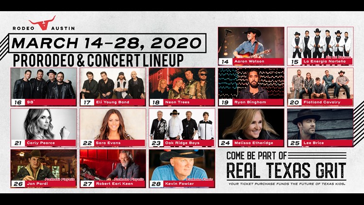 Rodeo Austin 2020 lineup released | kvue.com