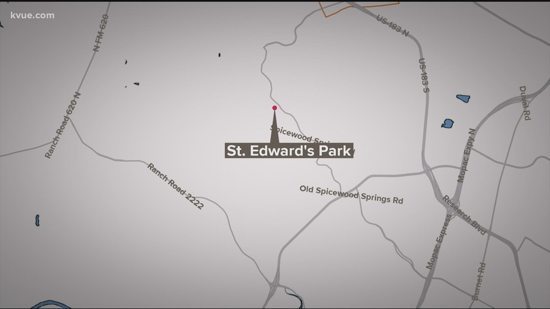 The incident happened just after 10 a.m. around 7301 Spicewood Springs Road, according to Austin-Travis County EMS.
