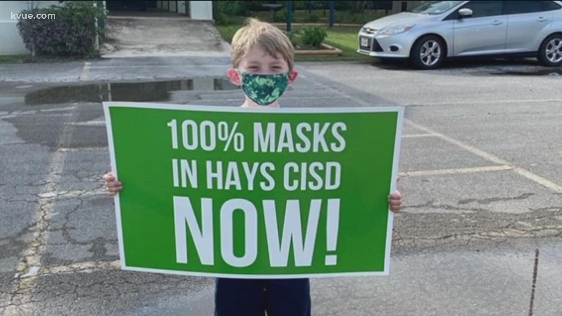 Families United for Student Safety, or FUSS, is the group asking the Hays CISD school board for a mask mandate.