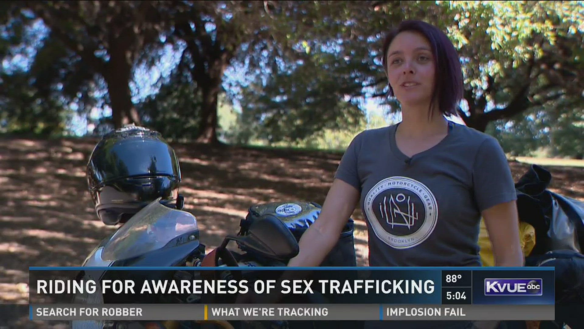 Riding for awareness of sex trafficking