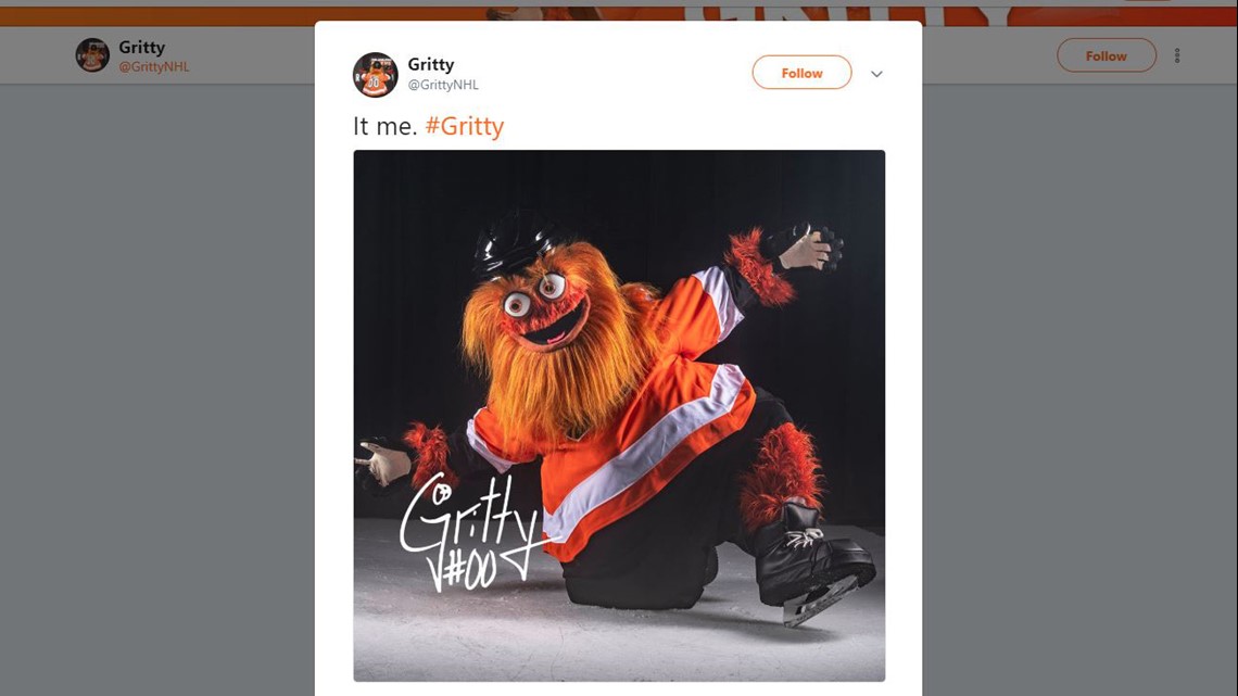 Flyers unveil new mascot, 'Gritty' 