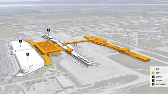 Austin Airport Reveals 20-year Master Plan And Current Concourse, Gate ...