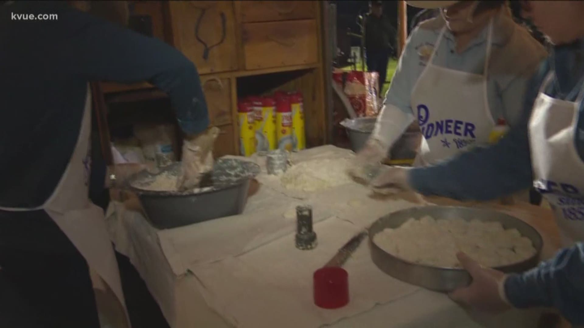 The annual Cowboy Breakfast kicked off Rodeo Austin Friday morning and they're serving up a Texas-sized menu.