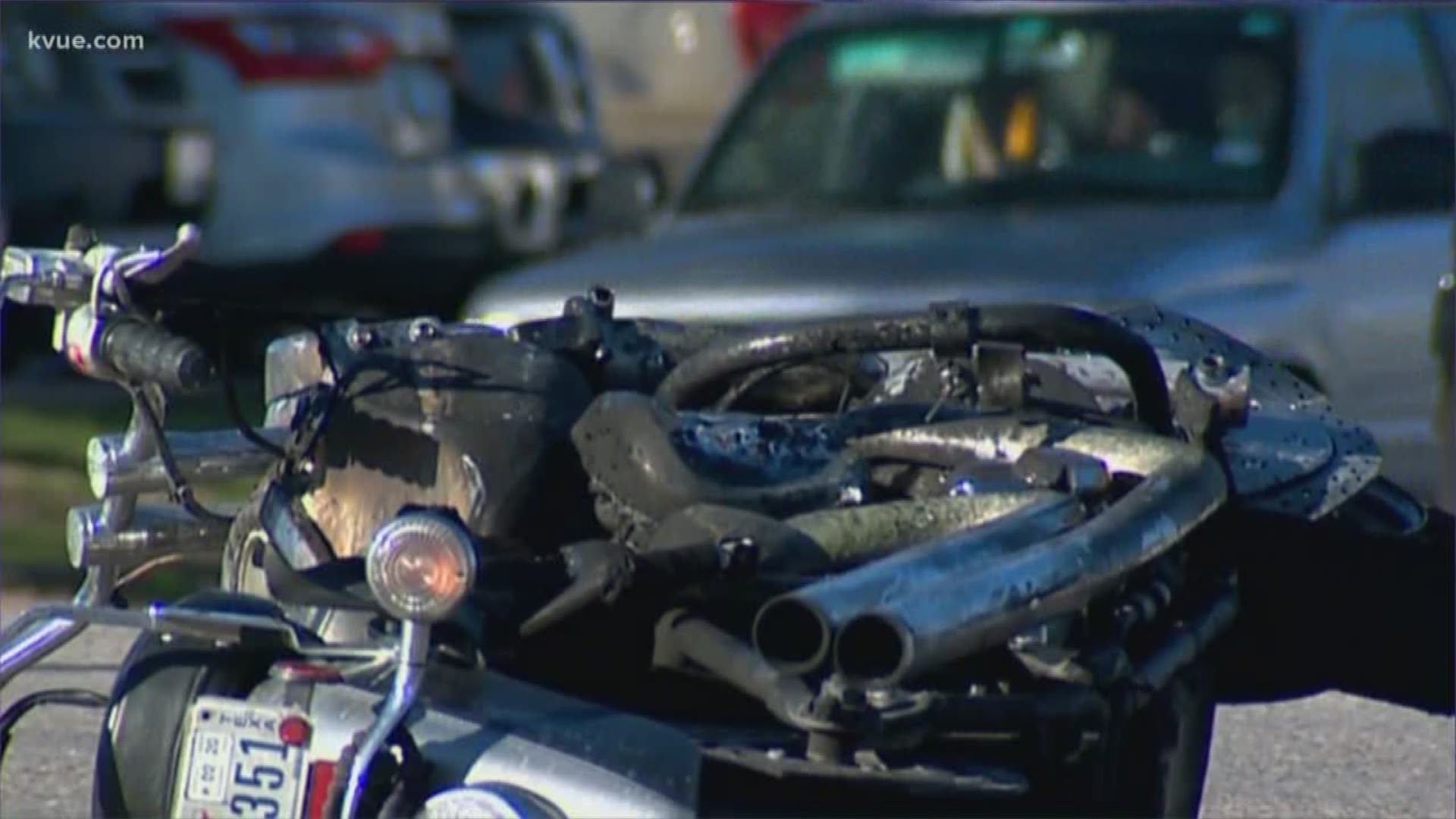 Police in Round Rock are investigating a crash that left a motorcyclist dead.