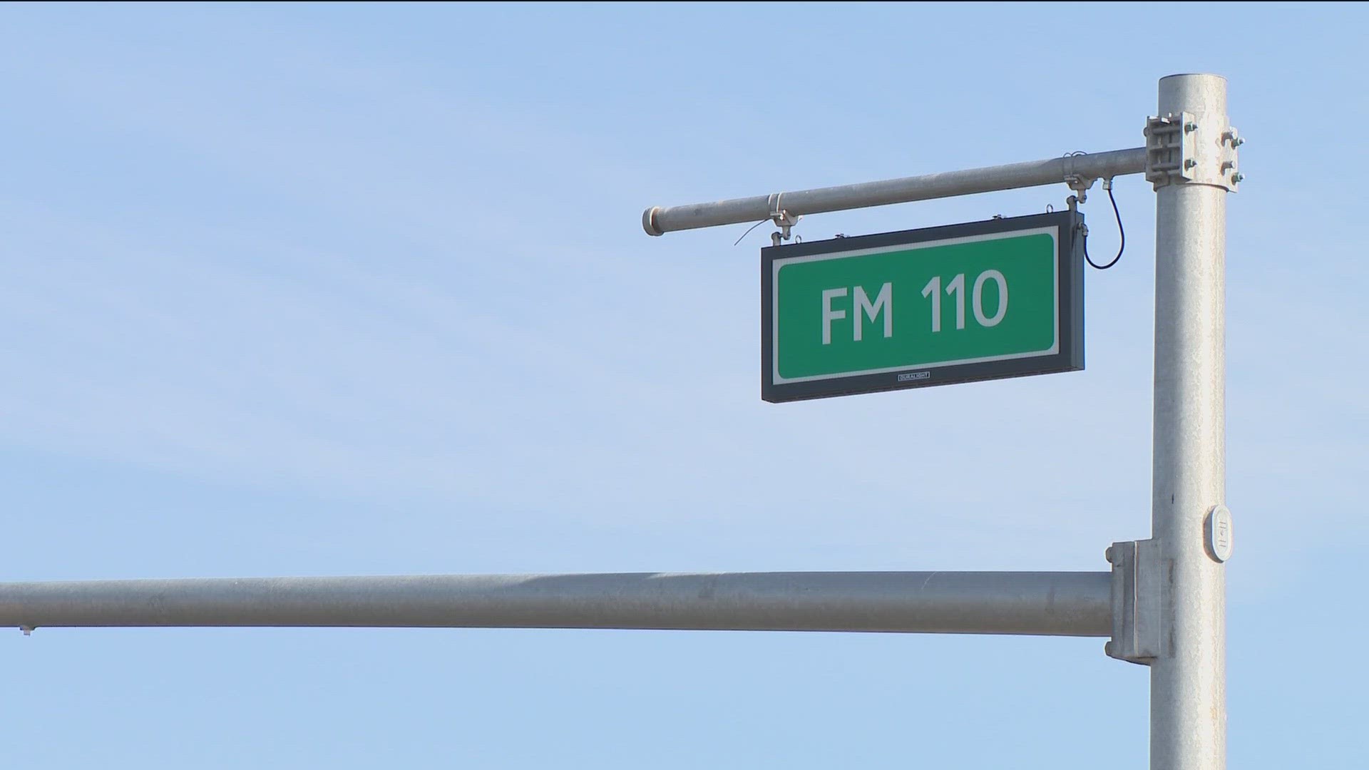 FM 110 will serve as an alternate route to ease congestion on I-35.