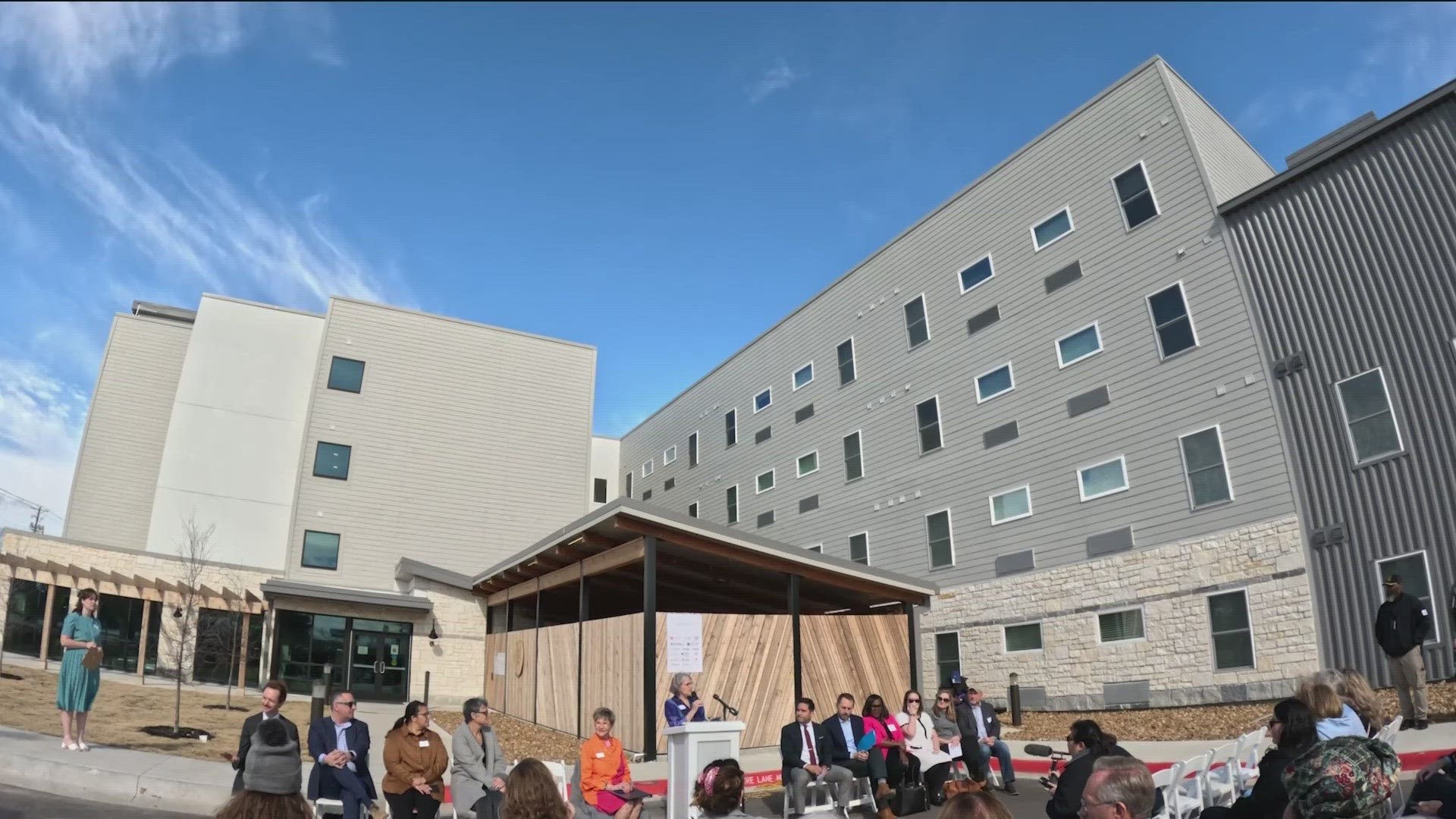A new apartment complex in North Austin will help house people who have experienced homelessness. The Espero Rutland had its grand opening on Wednesday.