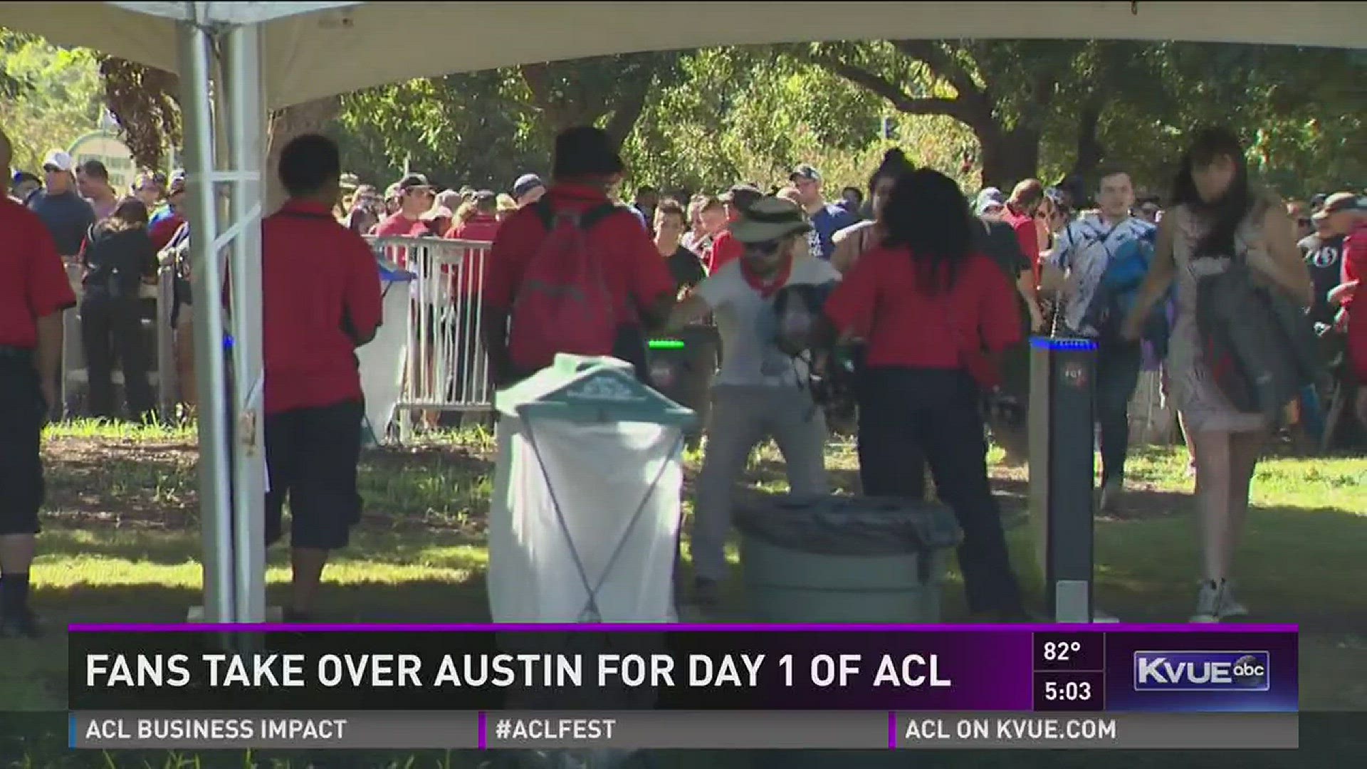 Fans take over Austin for Day 1 of ACL
