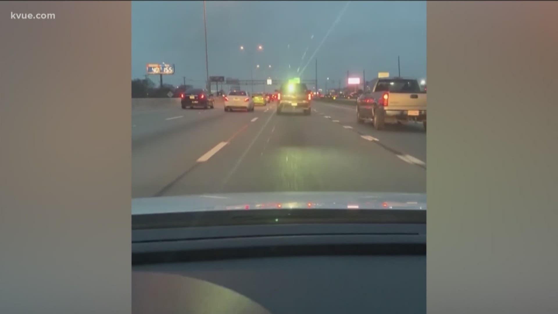 The man who took the video says it's a case of road rage.