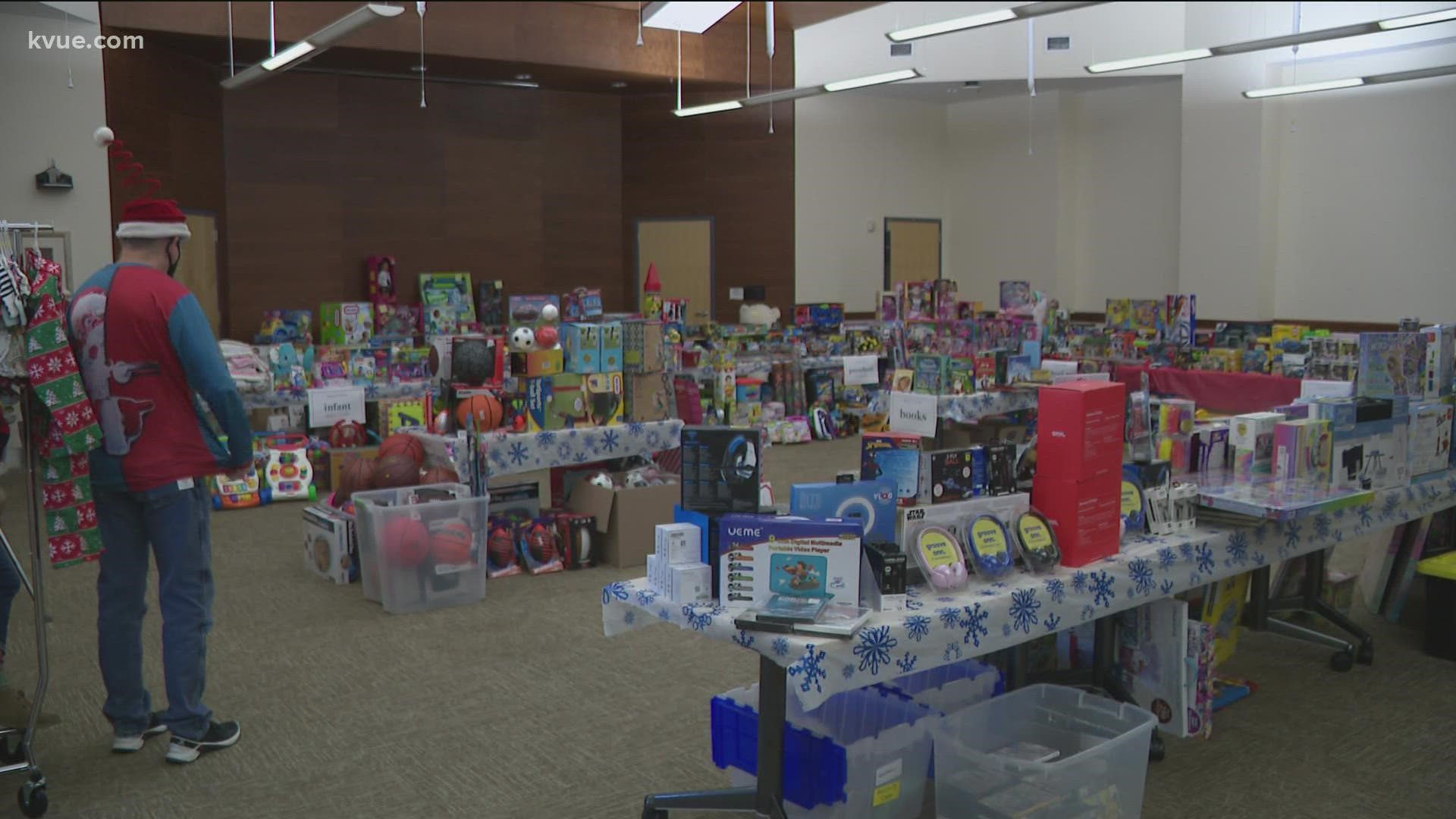 More than 1,500 gifts were donated for pediatric patients and their siblings.