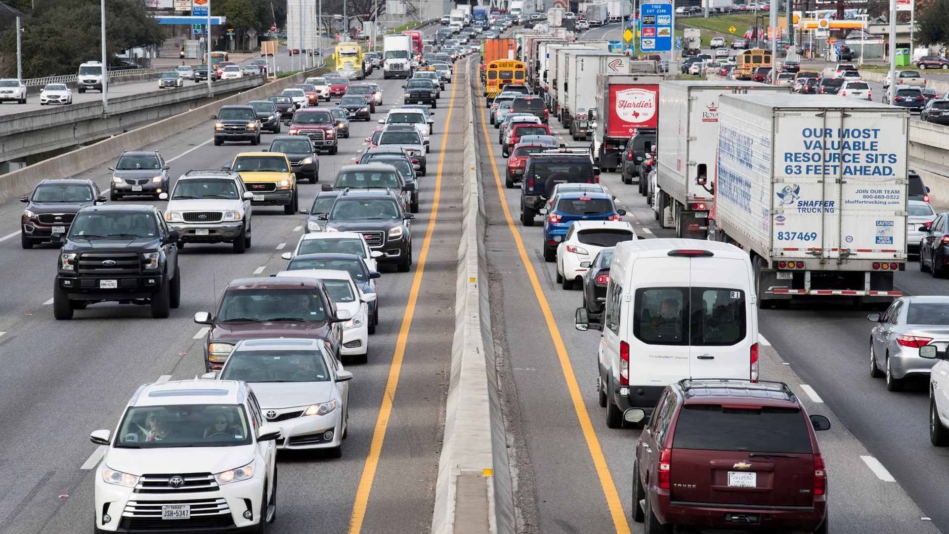 Tourists are expected in Austin, San Antonio, Dallas and other major Texas cities.