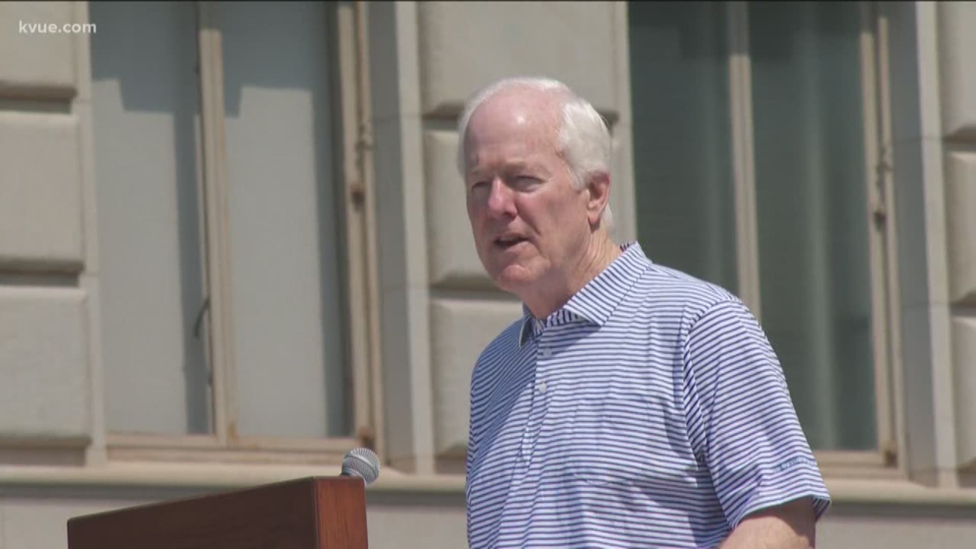 U.S. Senator John Cornyn made a stop in Austin, delivering a speech at the closing ceremony for Texas Boys State.