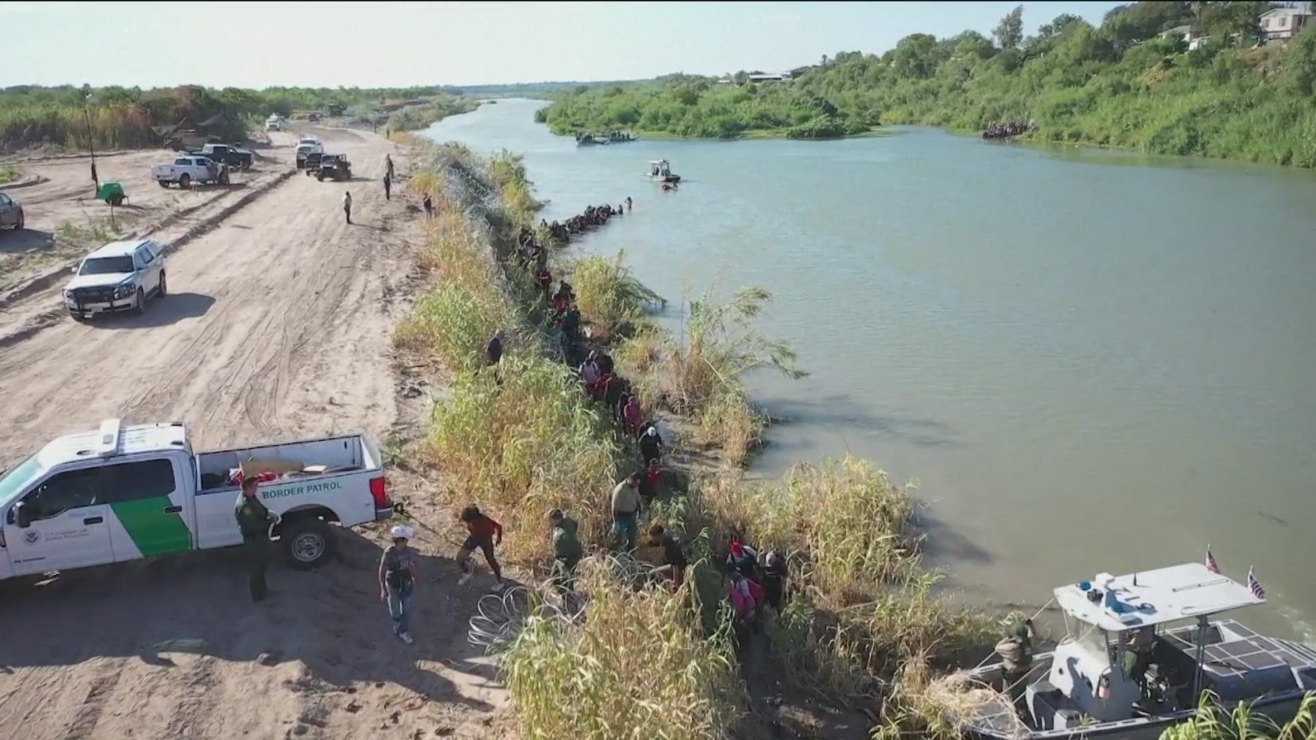 Border crossings have increased substantially in recent weeks.