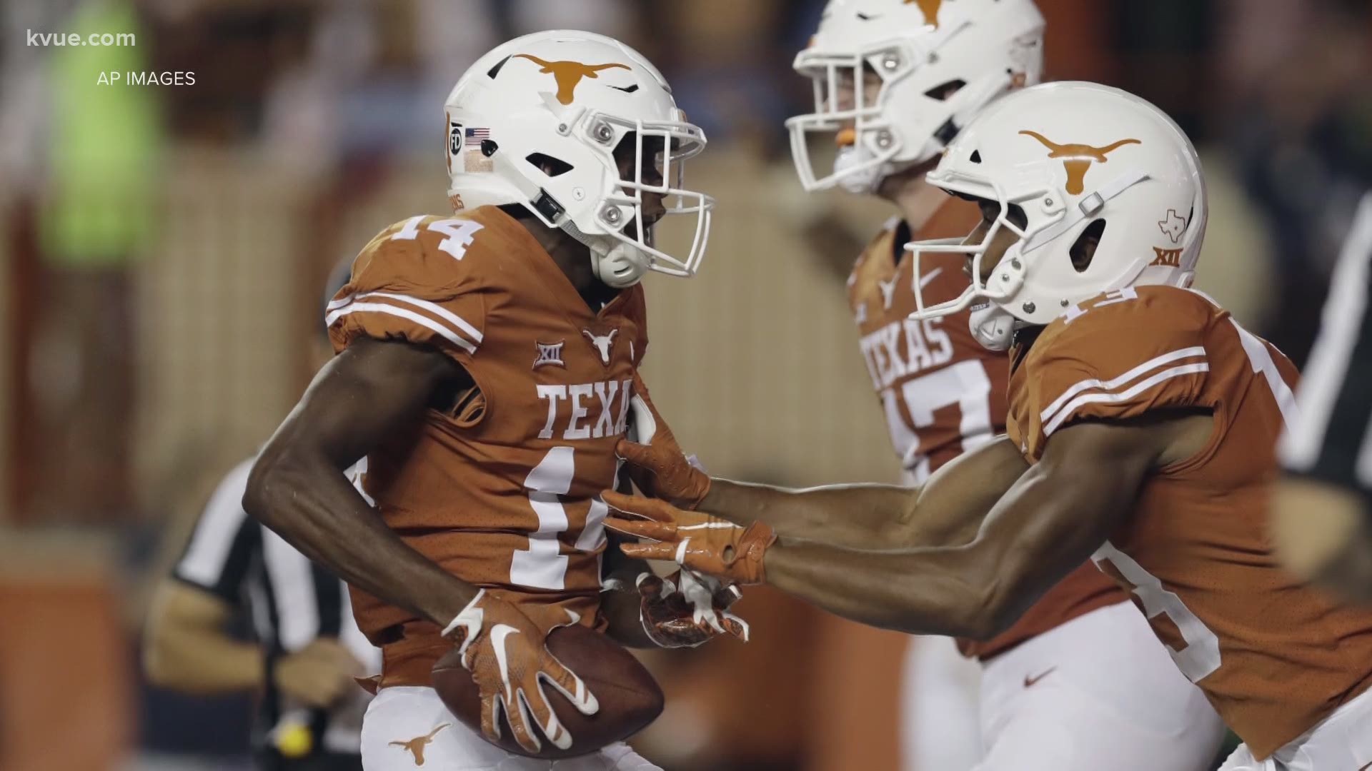Josh Moore missed the 2019 season due to a suspension. But since then, the wide receiver's relationship with Head Coach Tom Herman has blossomed.