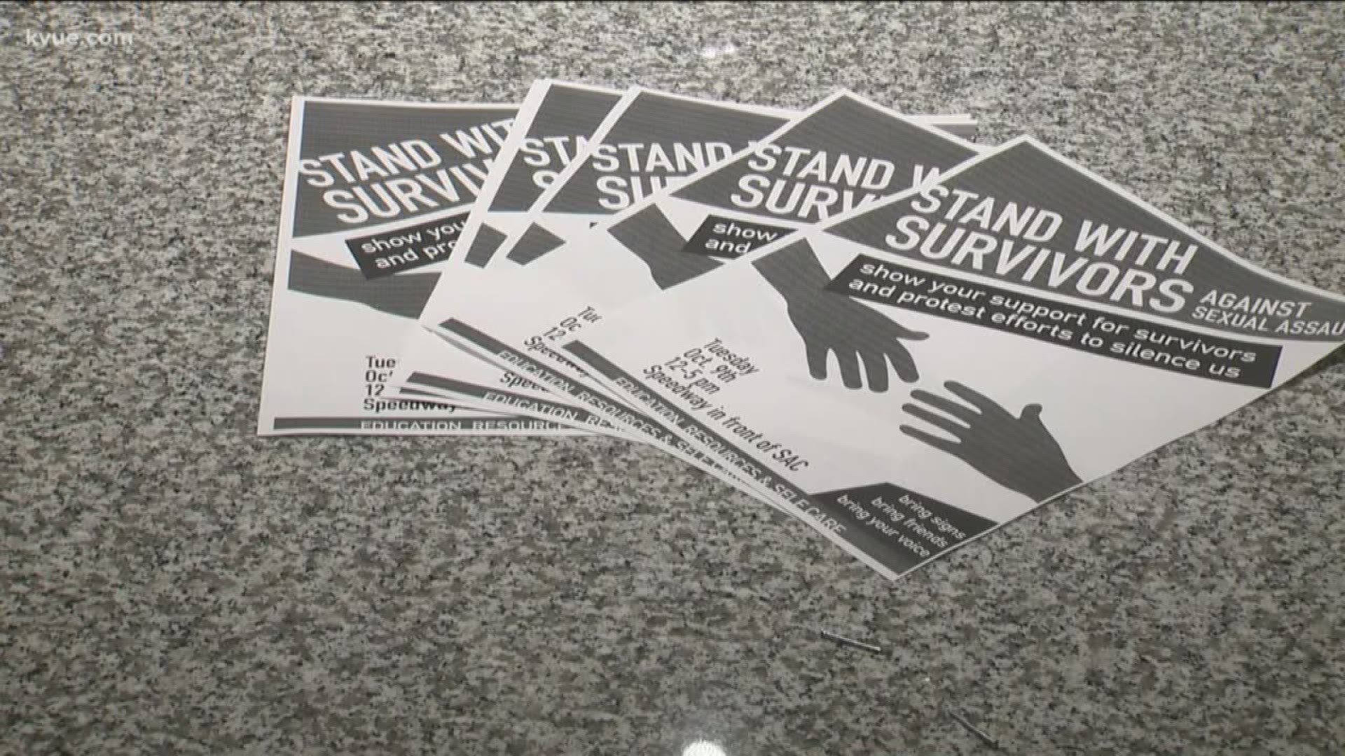 Hundreds are expected to protest Justice Kavanaugh's confirmation and stand with sexual assault survivors on the UT campus on Tuesday.