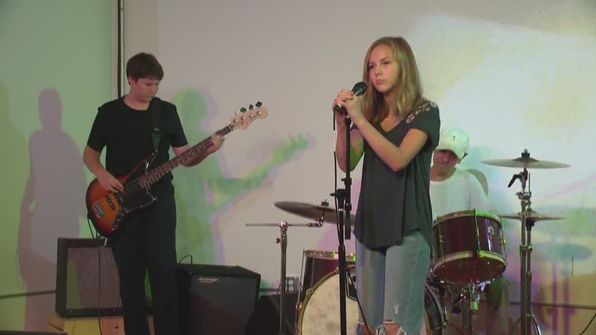 Austin's Band Aid School of Music wrapped up their 'Rock for Relief' concert, featuring students from the school's Rock Band program. All proceeds are going to help musicians recovering from Hurricane Harvey.
