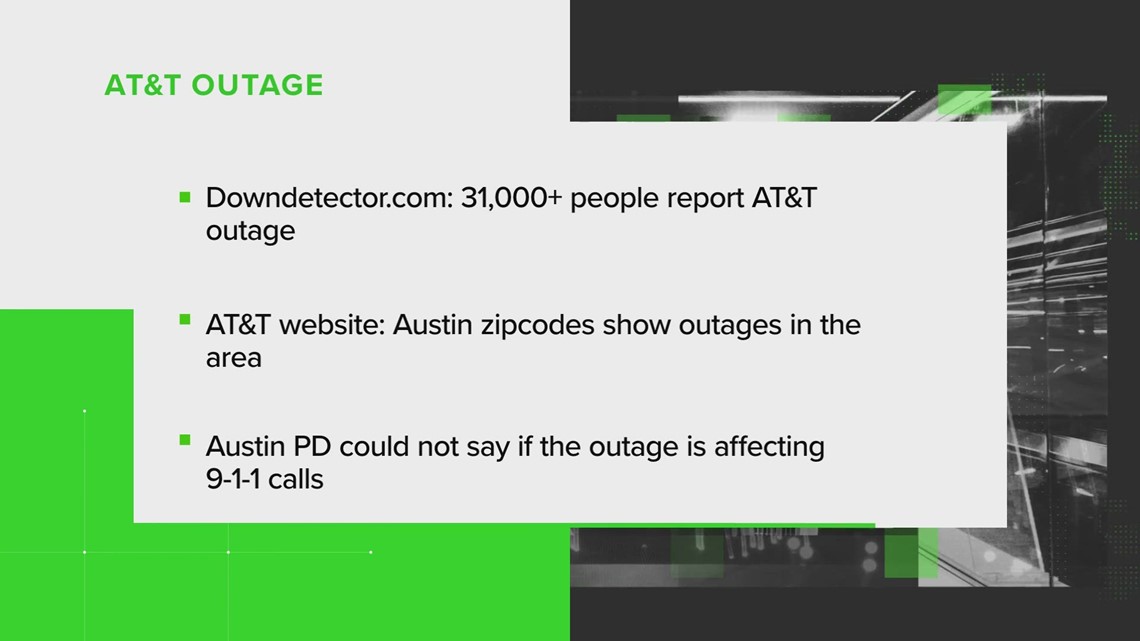 奥斯汀居民成为遭受全国性AT&T服务中断的受害者之一