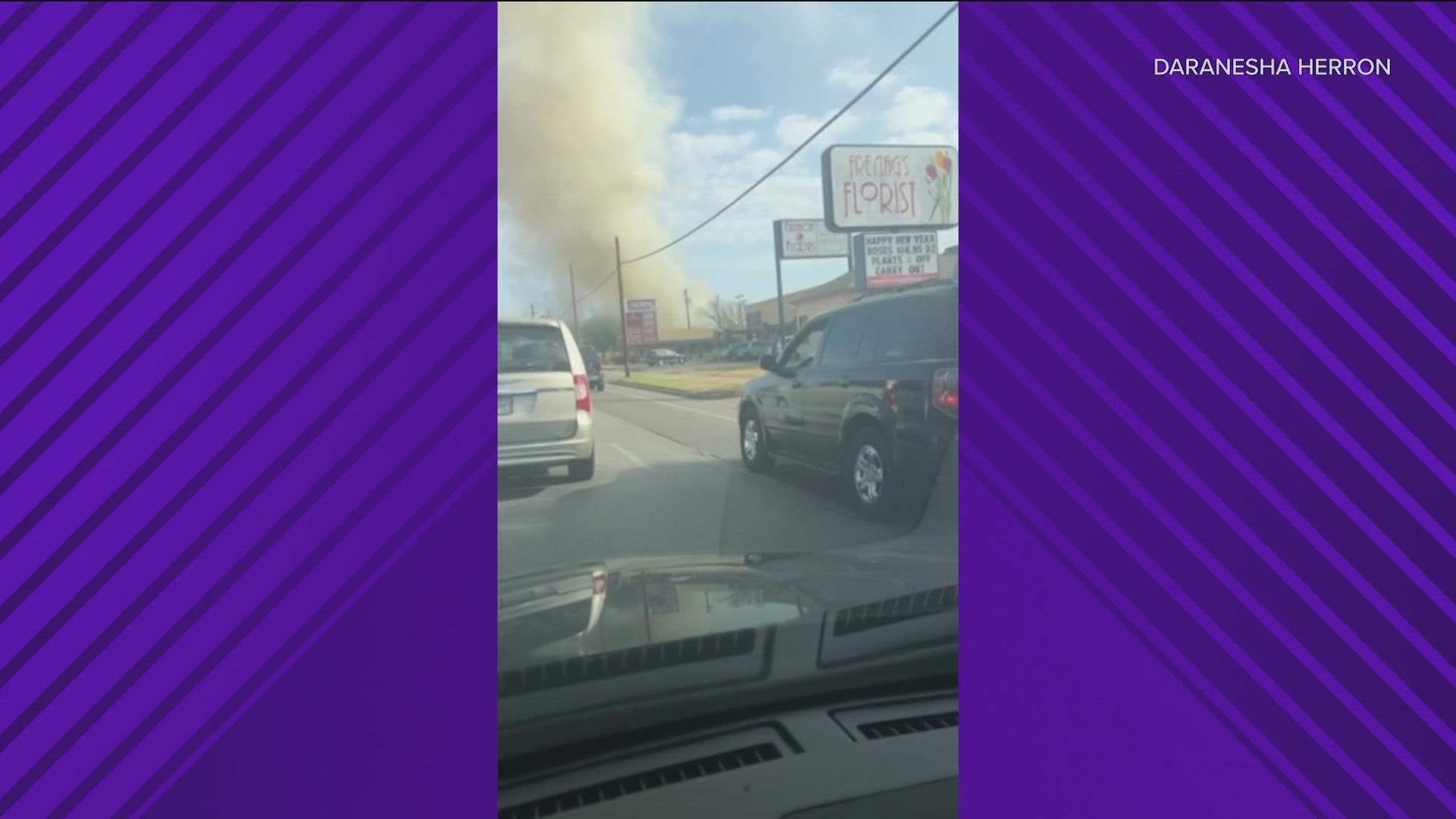 A vacant building went up in flames for the third time this week.