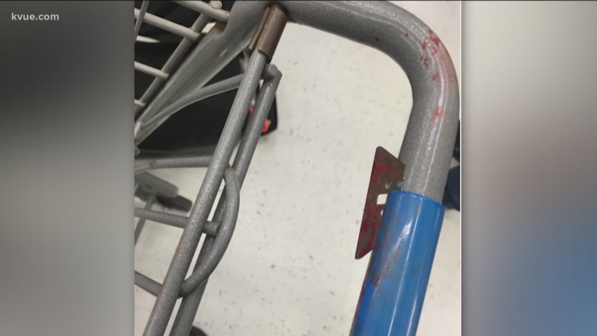 A Cedar Park woman is suing Walmart after she says she was cut by a razor blade lodged in her shopping cart.
