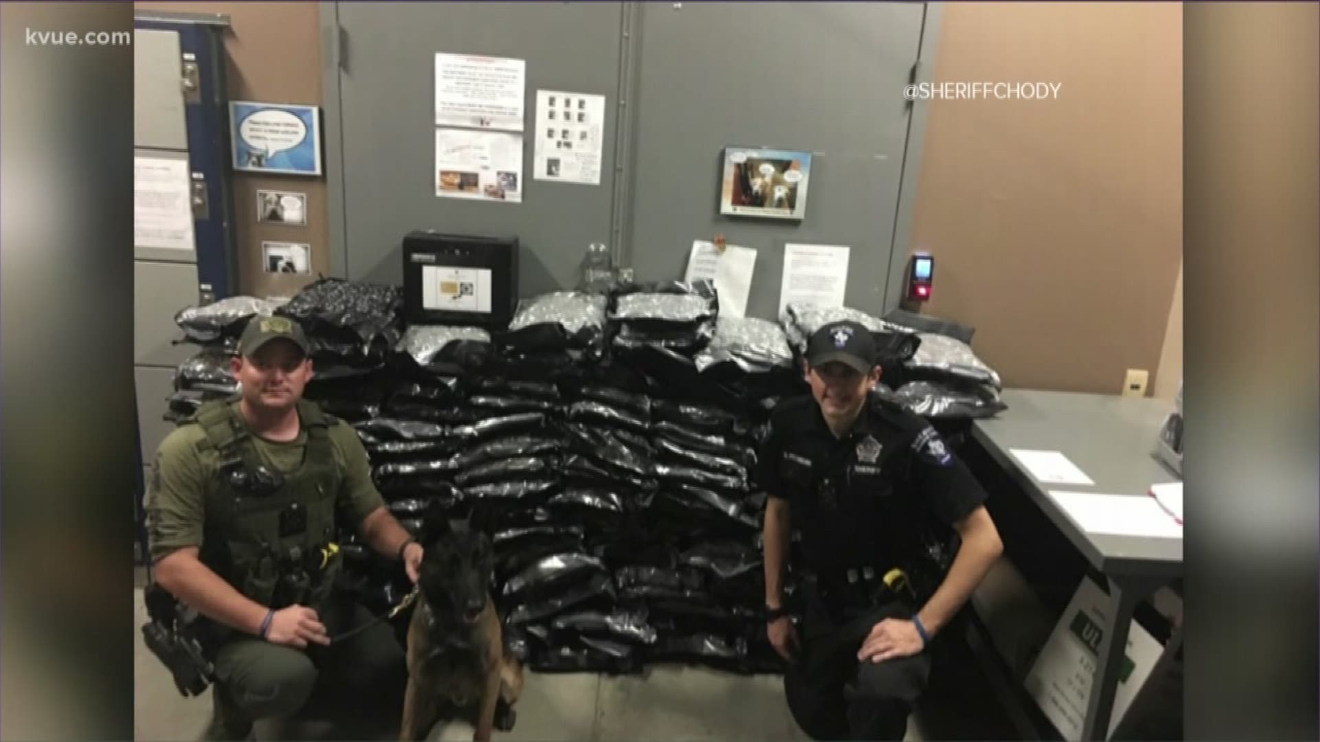Nearly 200 pounds of pot is off the streets.