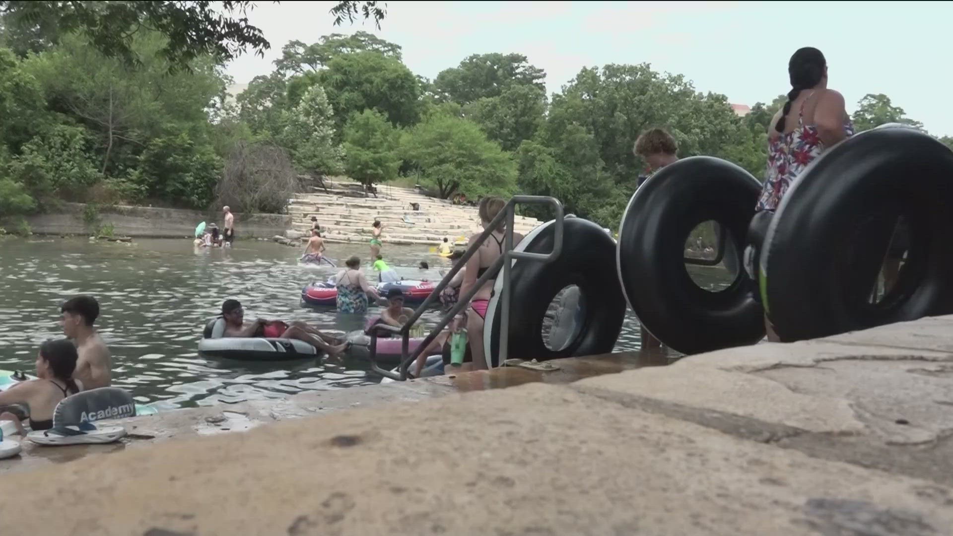 Texans are noticing water levels on the San Marcos River are lower than normal. One expert says the San Marcos River's level is less than half of the average.