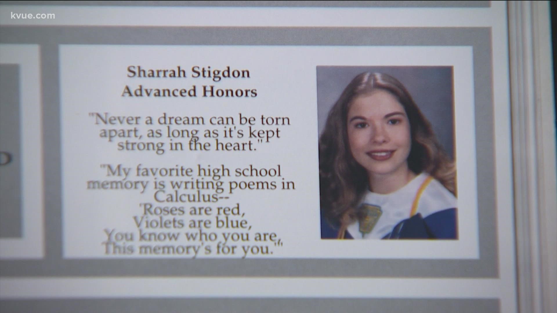 Sharrah Stigdon delivered a graduation speech days before the tornado hit the rural Central Texas town. Half of the 27 residents who died were her classmates.