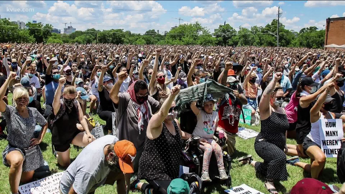 Austin protests Amplifying Black voices during protests
