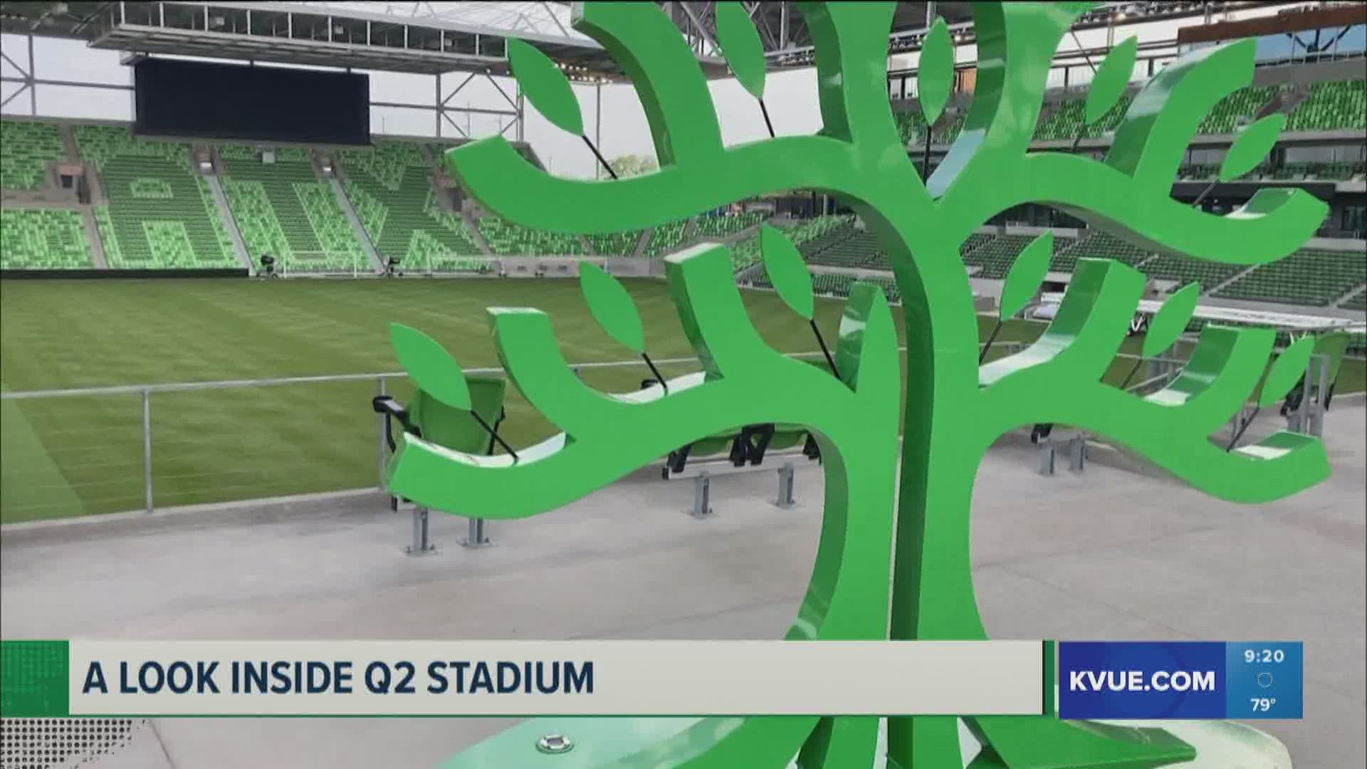 Austin FC President Andy Loughnane showed KVUE an exclusive behind-the-scenes look at Q2 Stadium.