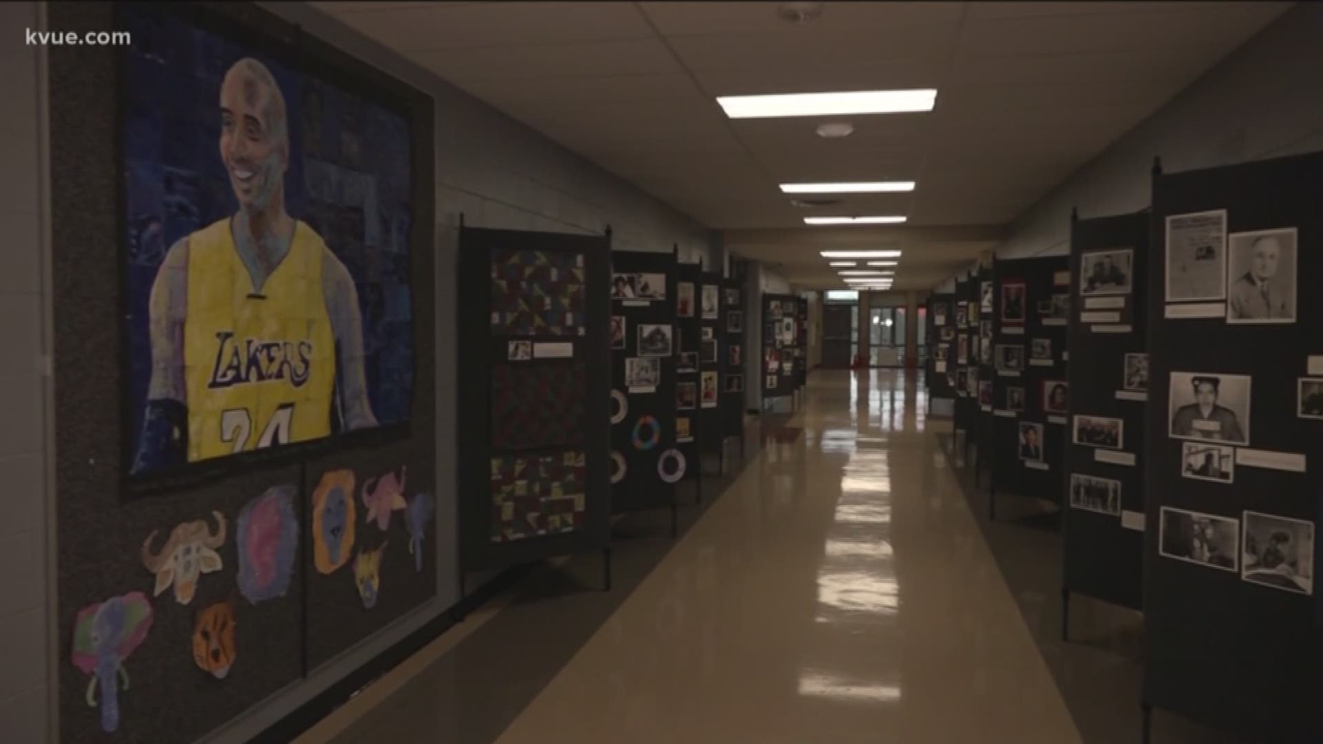 KVUE's Kalyn Norwood shares how students in Manor are honoring past and present leaders through art.