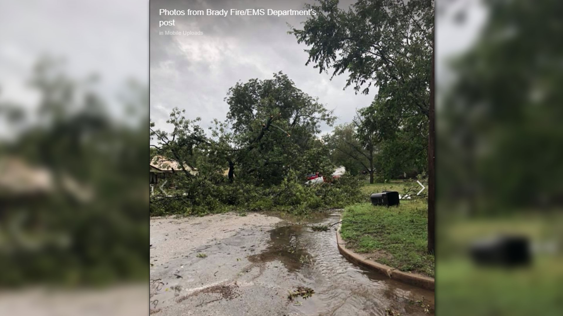 Tornado leaves lots of damage in Brady