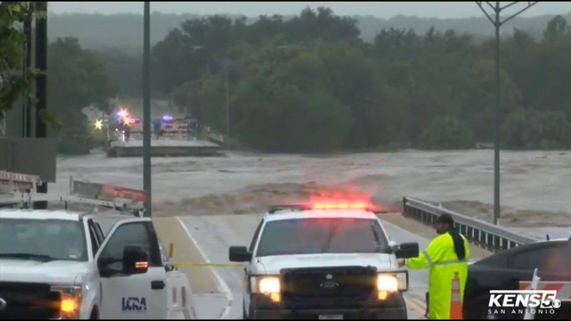 Kingsland bridge washed away in Llano flood 1 year ago