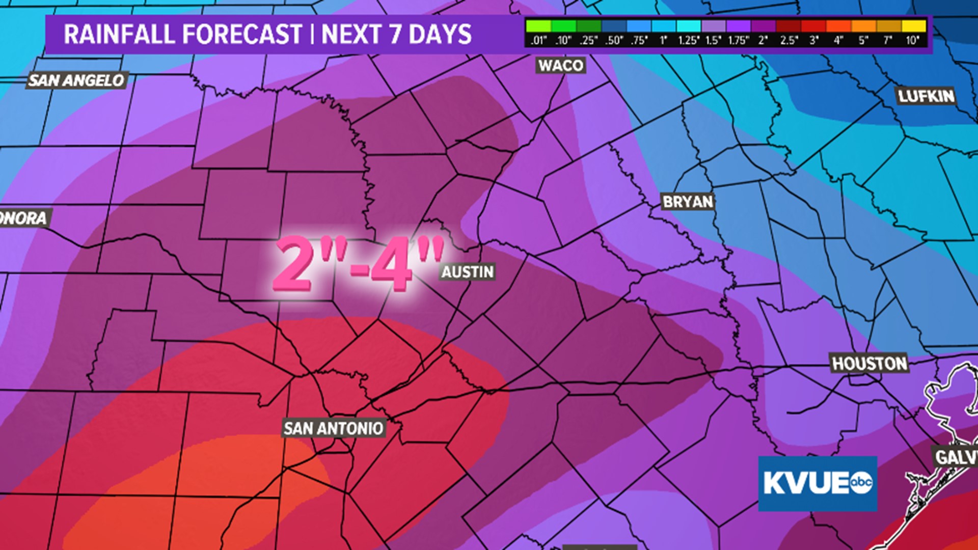 Heavy rain, flooding possible again this week for Central Texas | kvue.com