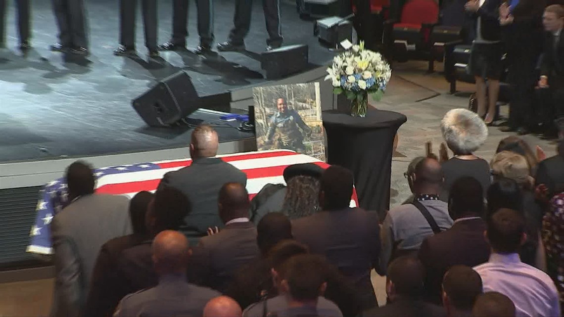 PHOTOS: Procession, funeral for fallen Gwinnett Officer Antwan Toney ...