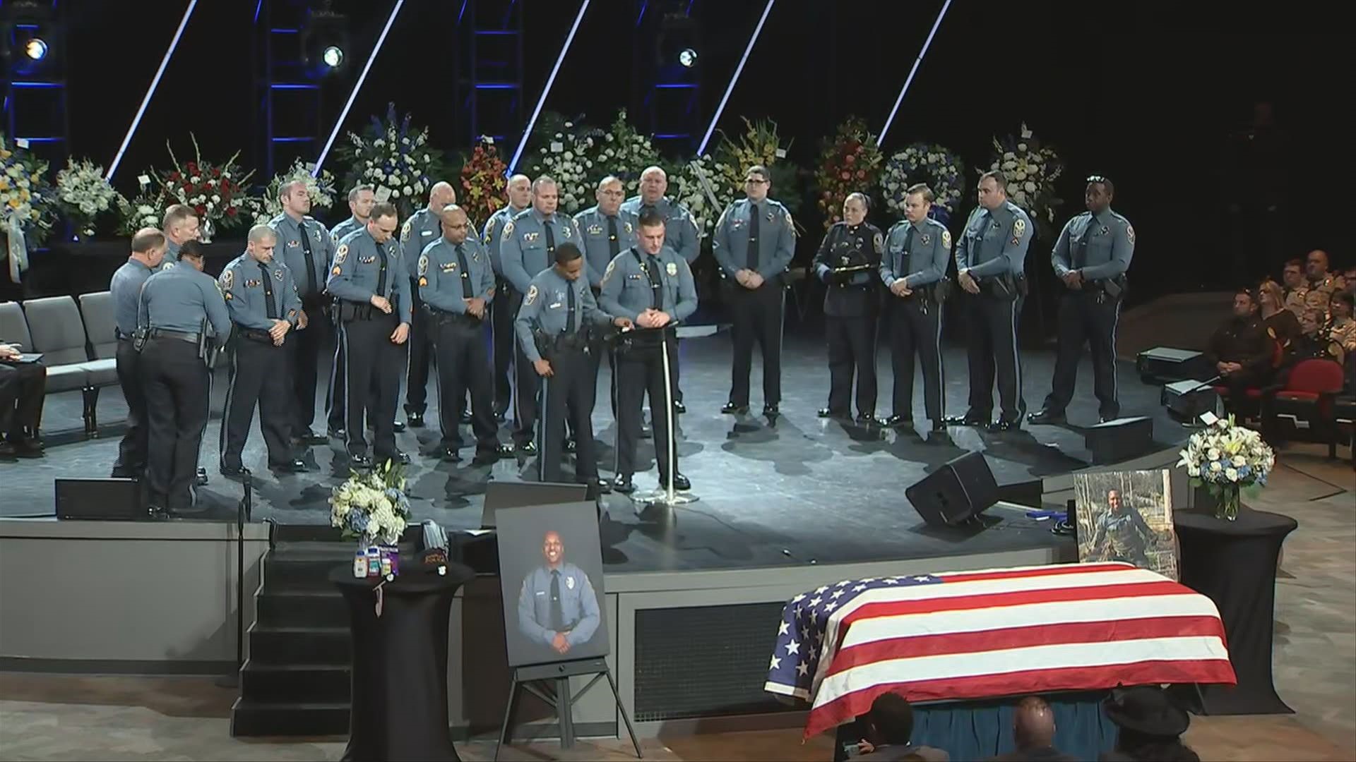PHOTOS: Procession, funeral for fallen Gwinnett Officer Antwan Toney ...