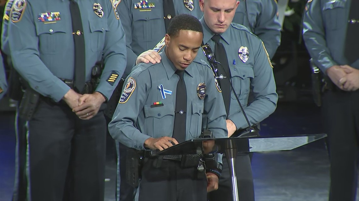 PHOTOS: Procession, funeral for fallen Gwinnett Officer Antwan Toney ...