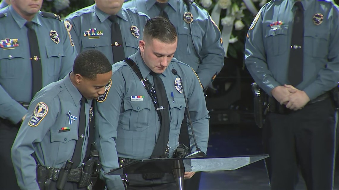 PHOTOS: Procession, funeral for fallen Gwinnett Officer Antwan Toney ...