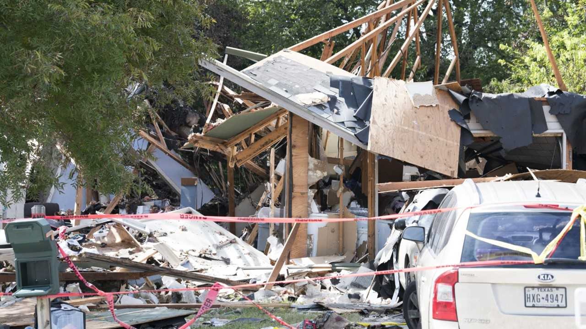 Photos show catastrophic damage in reported southeast austin home
