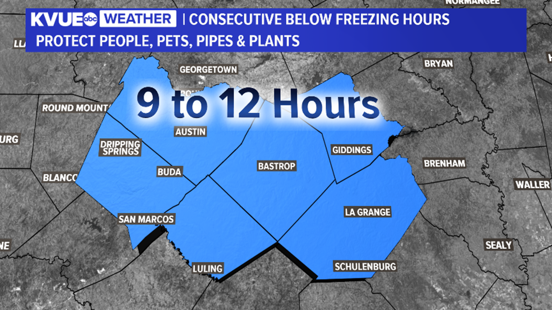 Freeze expected for Austin and the surrounding area | kvue.com