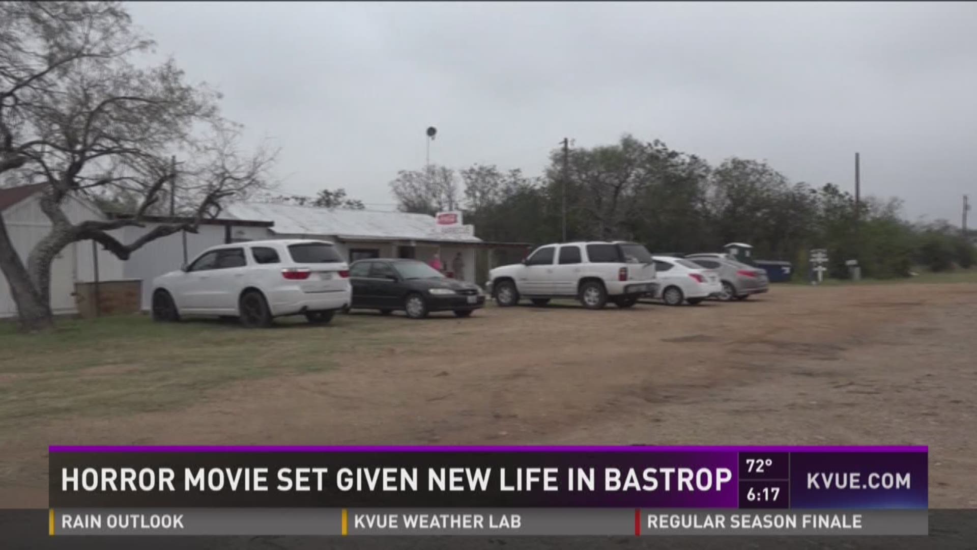 Horror movie set given life in Bastrop