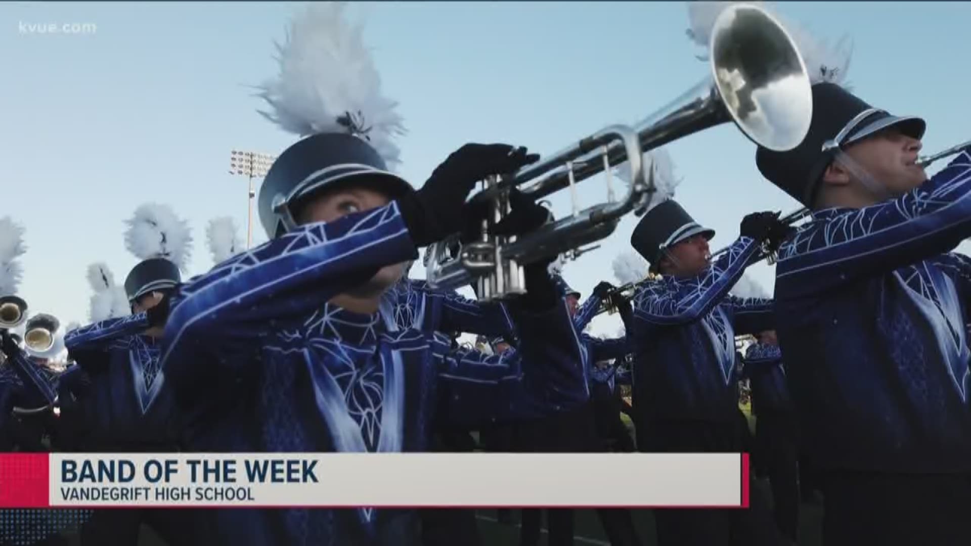 KVUE's Friday Football Fever Band of the Week for our Nov. 22 show goes to Vandegrift High School!