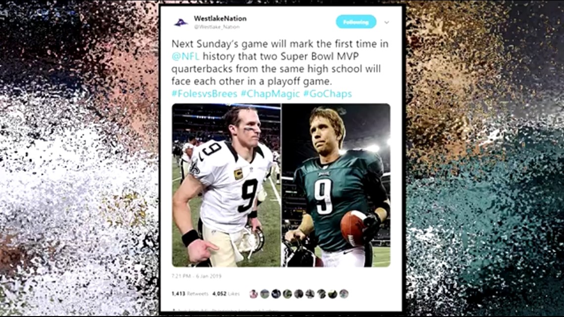 Foles, Brees: Proud products of Westlake, Texas