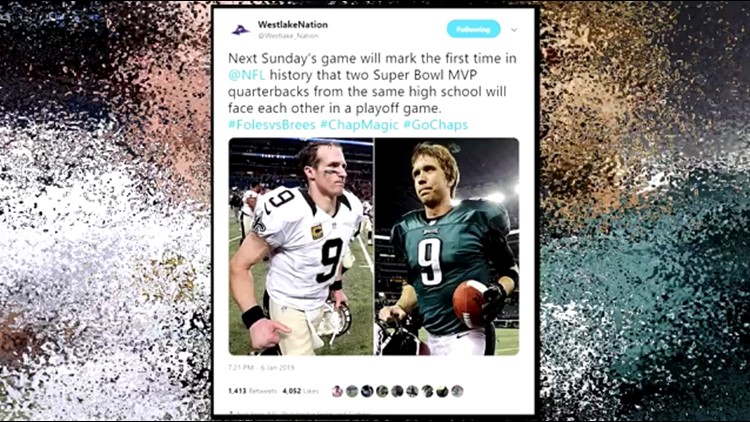 Welcome to Westlake, where Drew Brees and Nick Foles share legacies 'we're  all very proud of', Sports